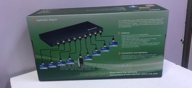 8 Way Hdmi Splitter 3.4gbps Dolby Support 8/10/12 Color - thumbnail 3
