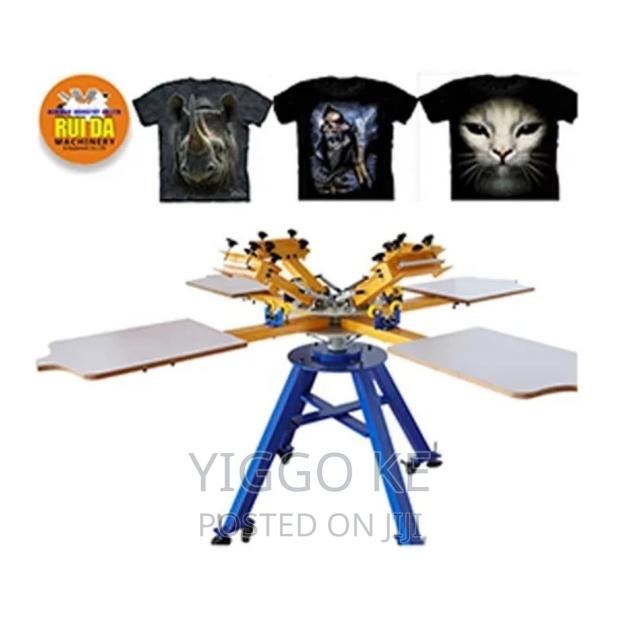 Four Stations 4 Colour Screen Printers - thumbnail 3