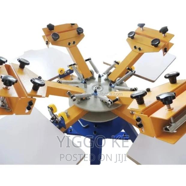 Four Stations 4 Colour Screen Printers - thumbnail 4