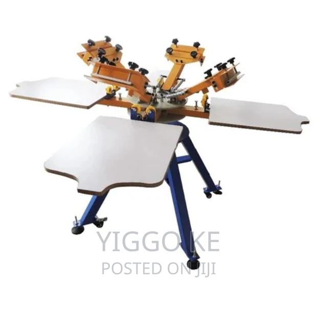 Four Stations 4 Colour Screen Printers