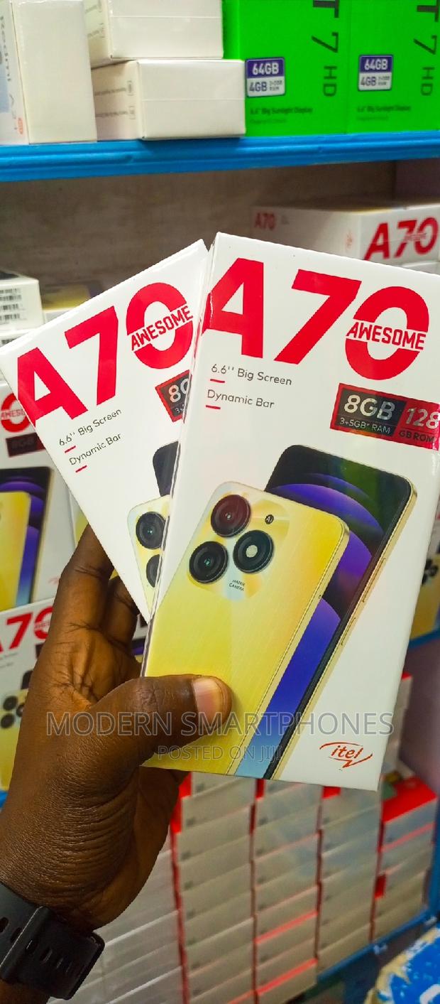 New Itel A70 128 GB Gold - thumbnail 3