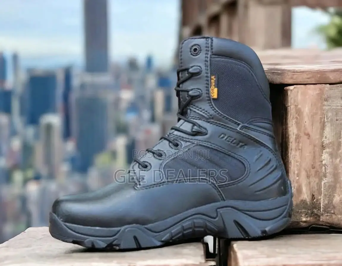 Unisex Waterproof Black Delta Tactical Military Boots