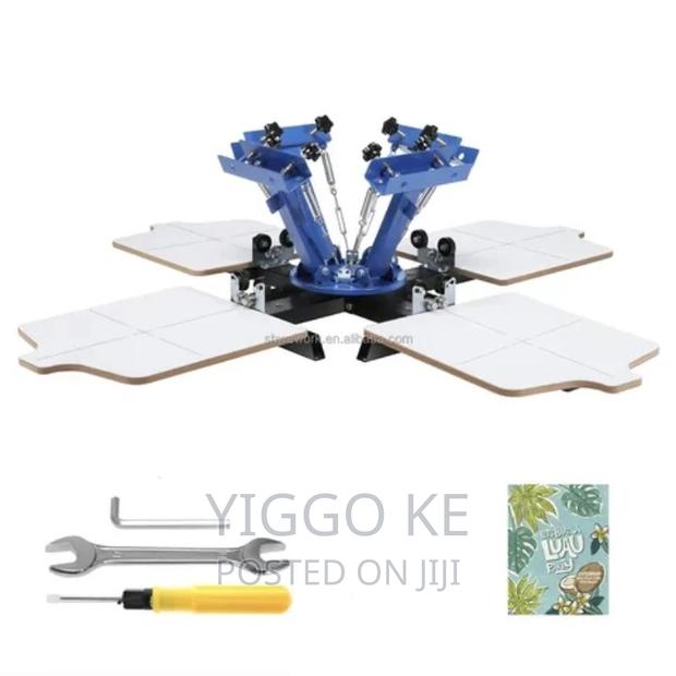 Four Stations 4 Colours Screen Printers - thumbnail 2
