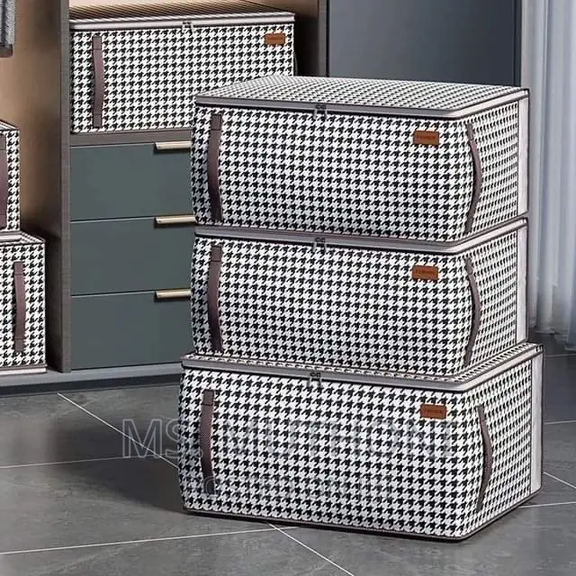 A Set of 3 Quilt Duvet/Closet Organizer Non Wooven Fabric