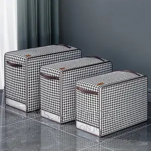 A Set of 3 Quilt Duvet/Closet Organizer Non Wooven Fabric