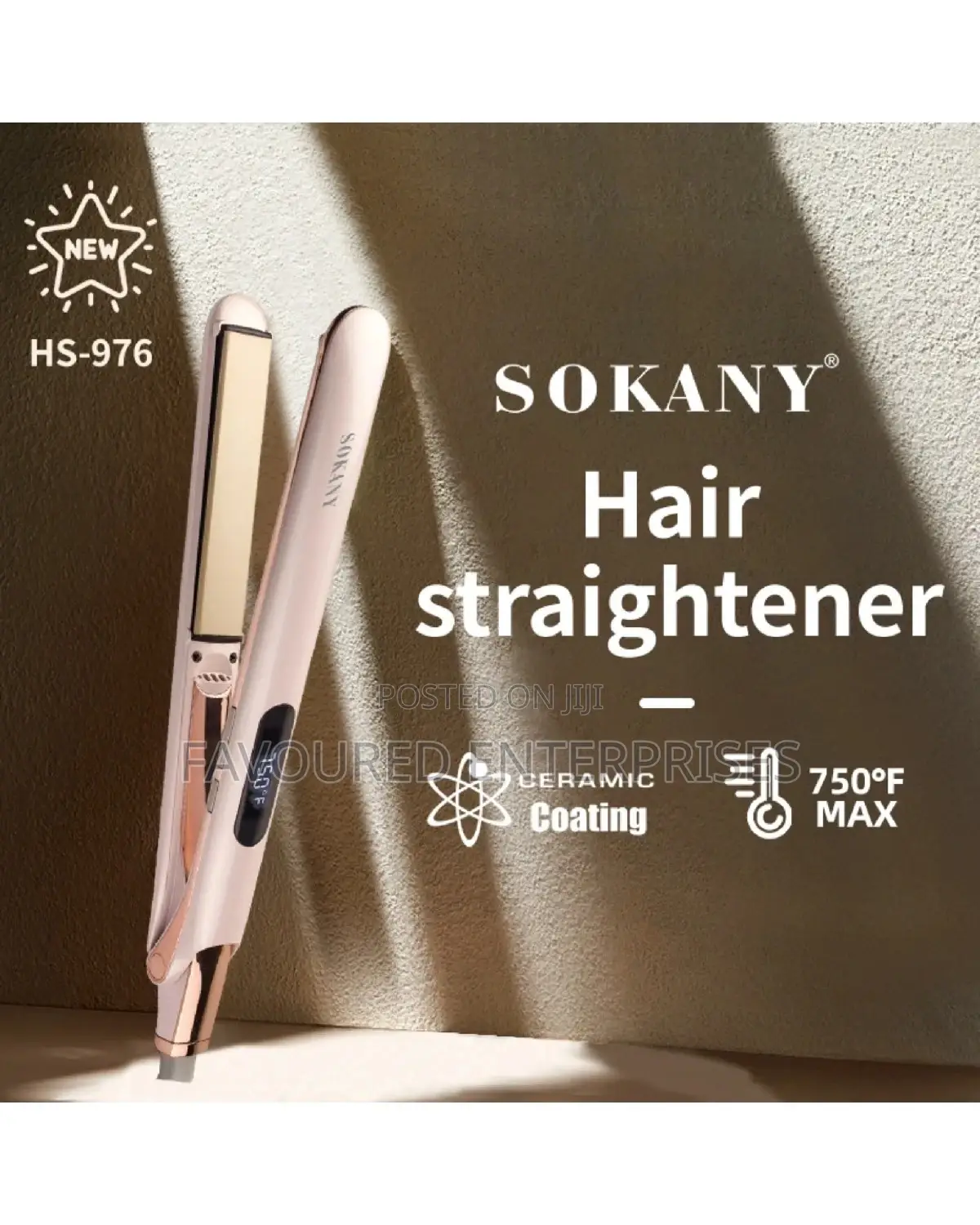 Sokany Original Electric Hair Straightener