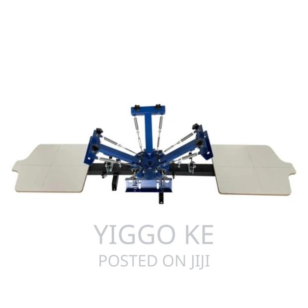 Four Colours 4 Stations Screen Printer