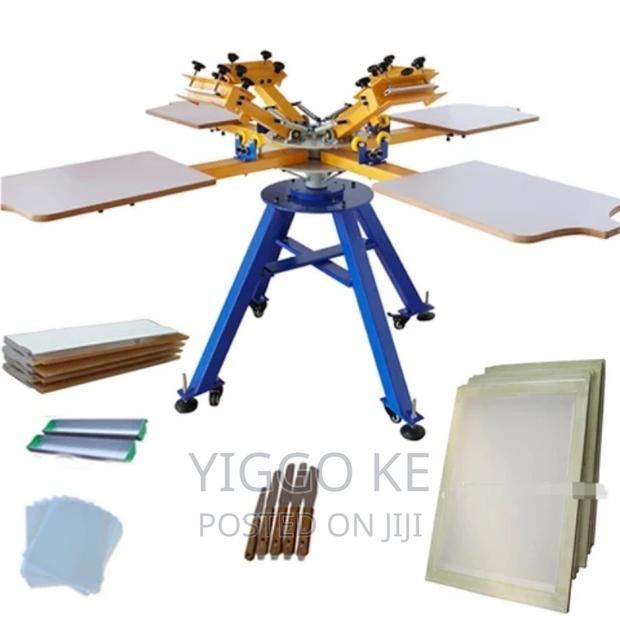 Four Colour 4 Stations Screen Printers