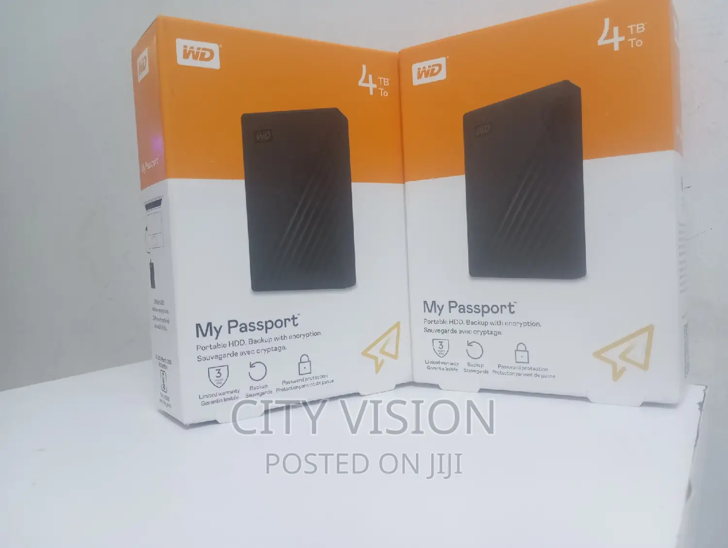 WD HDD My Passport 4TB Portable HDD 4TB!! My Passport!!