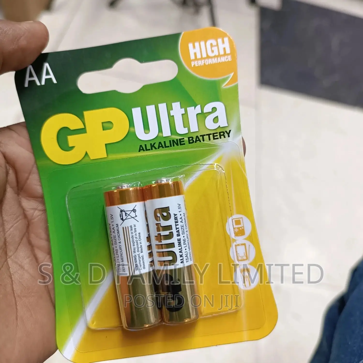 GP AA Non Rechargeable Batteries