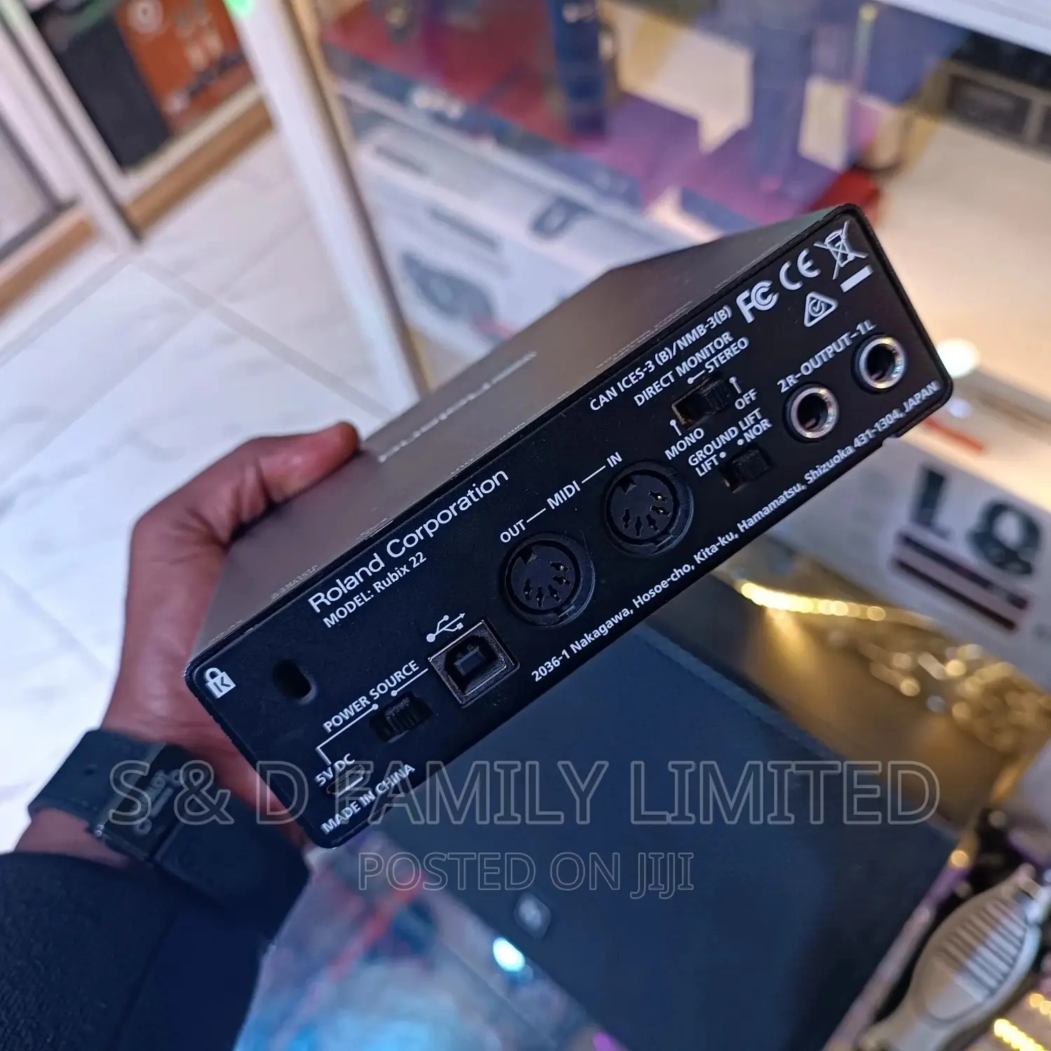 Roland Rubix 22 USB Audio Interface 2 in/2 Out (RUBIX22)