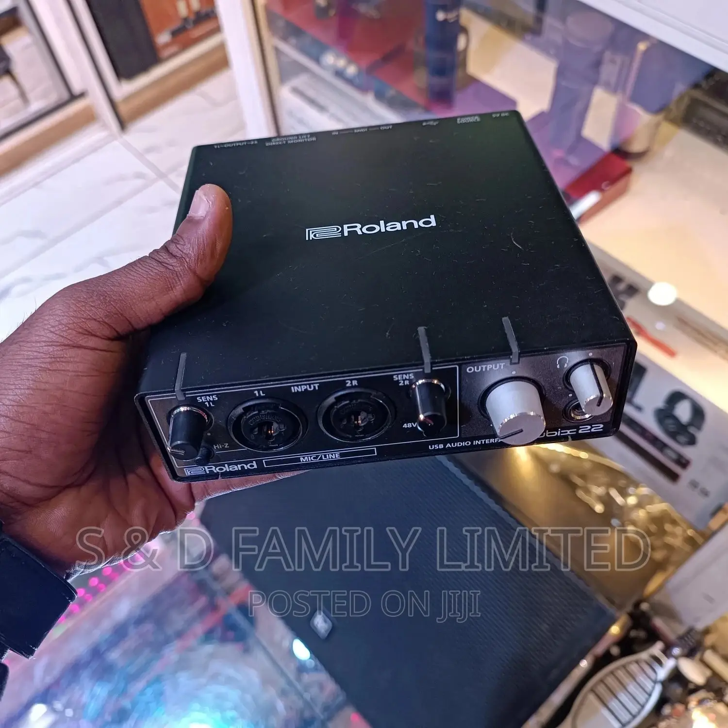 Roland Rubix 22 USB Audio Interface 2 in/2 Out (RUBIX22)
