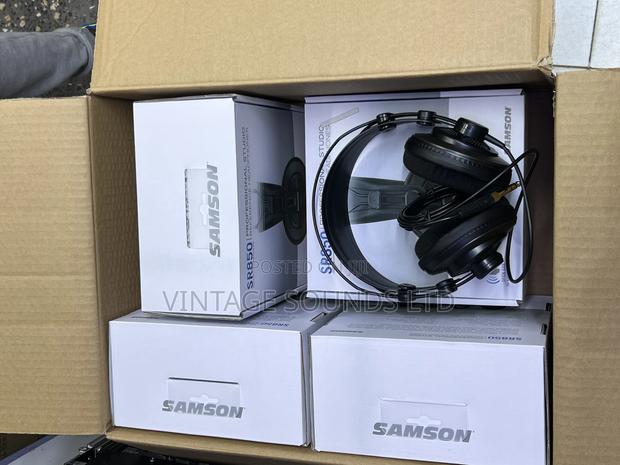 Samson Sr850 Headphones Studio Dj Headphones (Black ) - main view