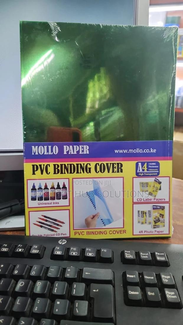 Embossed Papers Green Color and PVC Available - main view