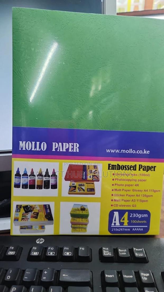 Embossed Papers Green Color and PVC Available - thumbnail 3