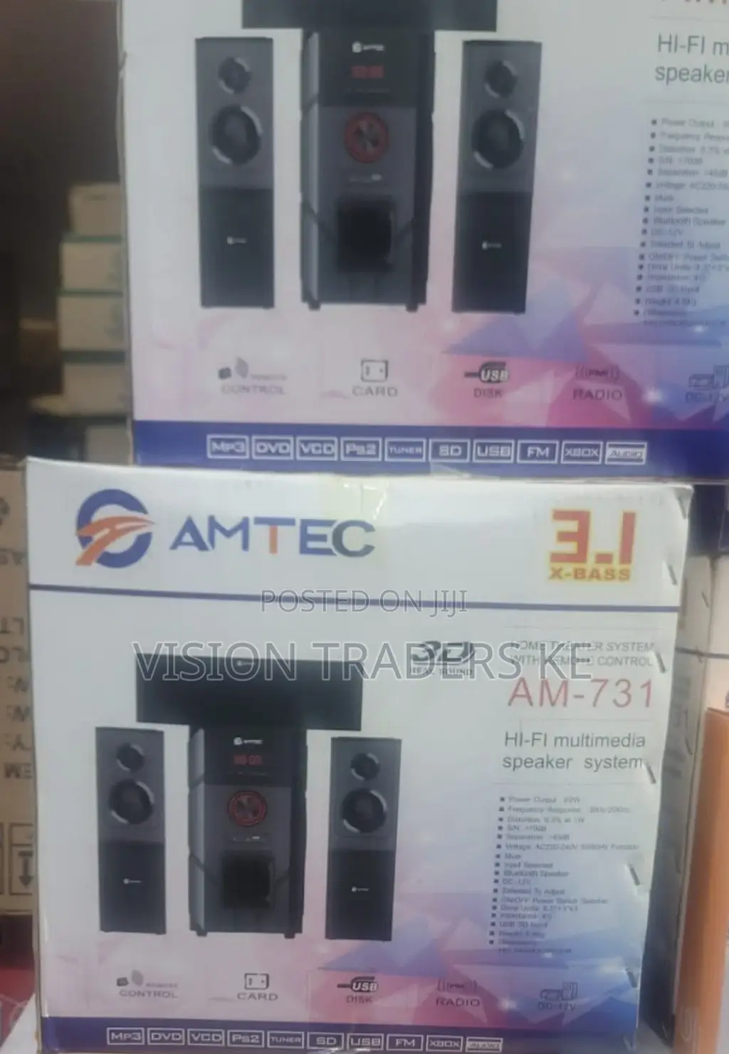 Amtec AM-731 3.1ch Home 20000W Home Threatre System✓