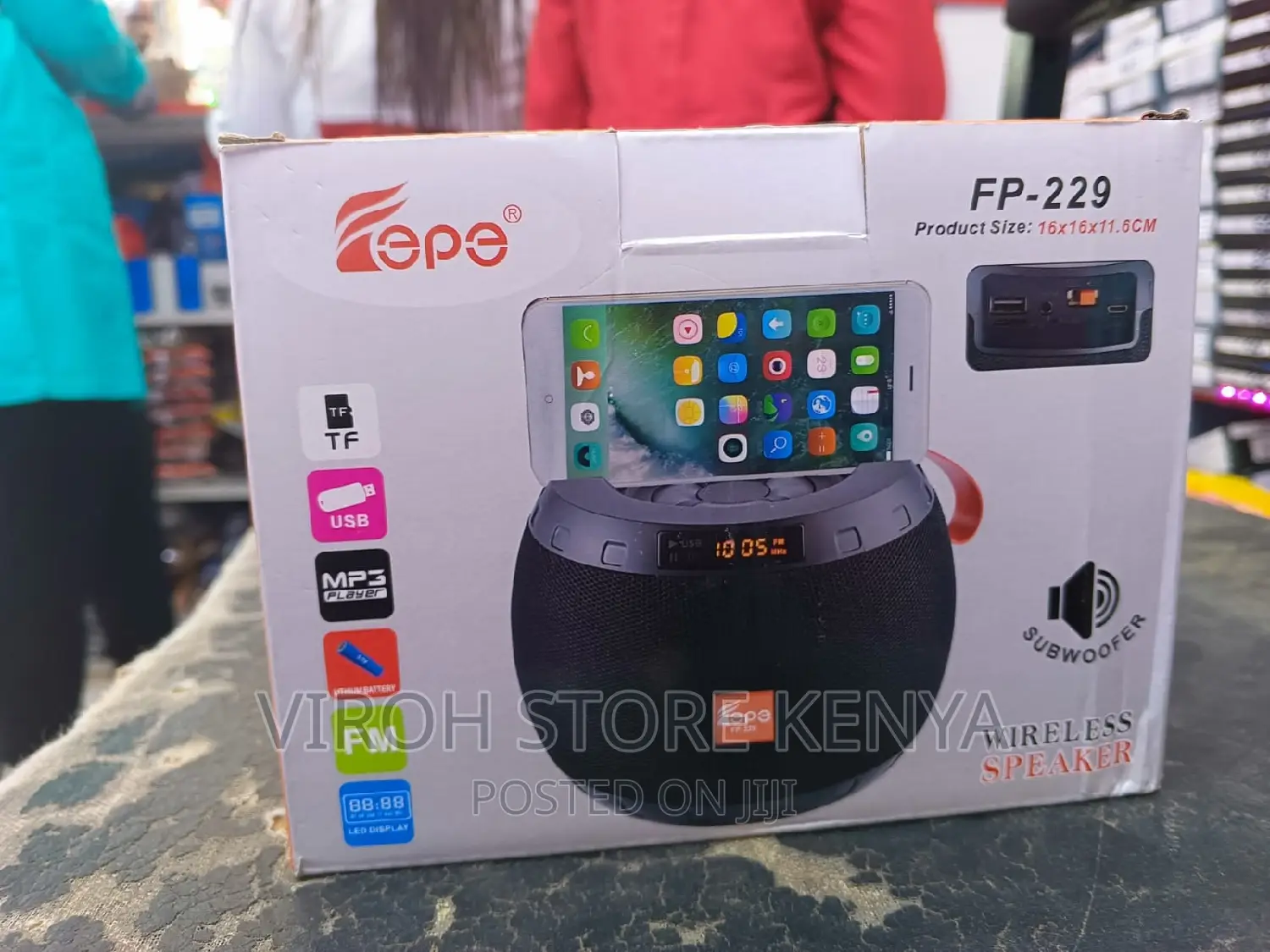EPE Speaker FP-229 Round BT Bass Speaker