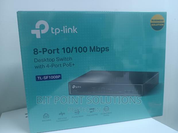 Tplink Sf1008p 8port Switch With 4port POE (10/100mbps)
