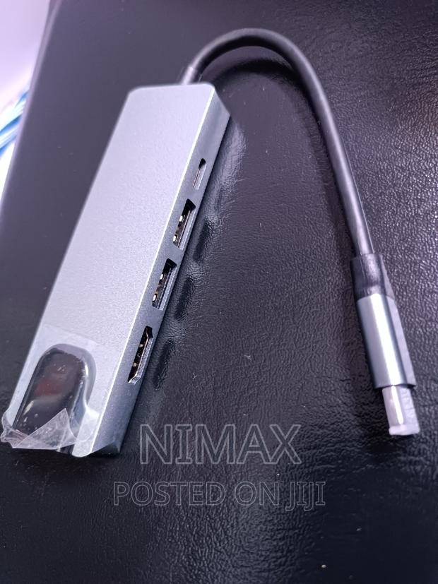 5-in-1 Usb C Hub Type-C Docking Station Adapter With  - thumbnail 4
