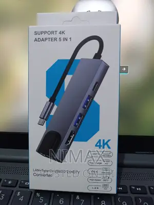 5-in-1 Usb C Hub Type-C Docking Station Adapter With 