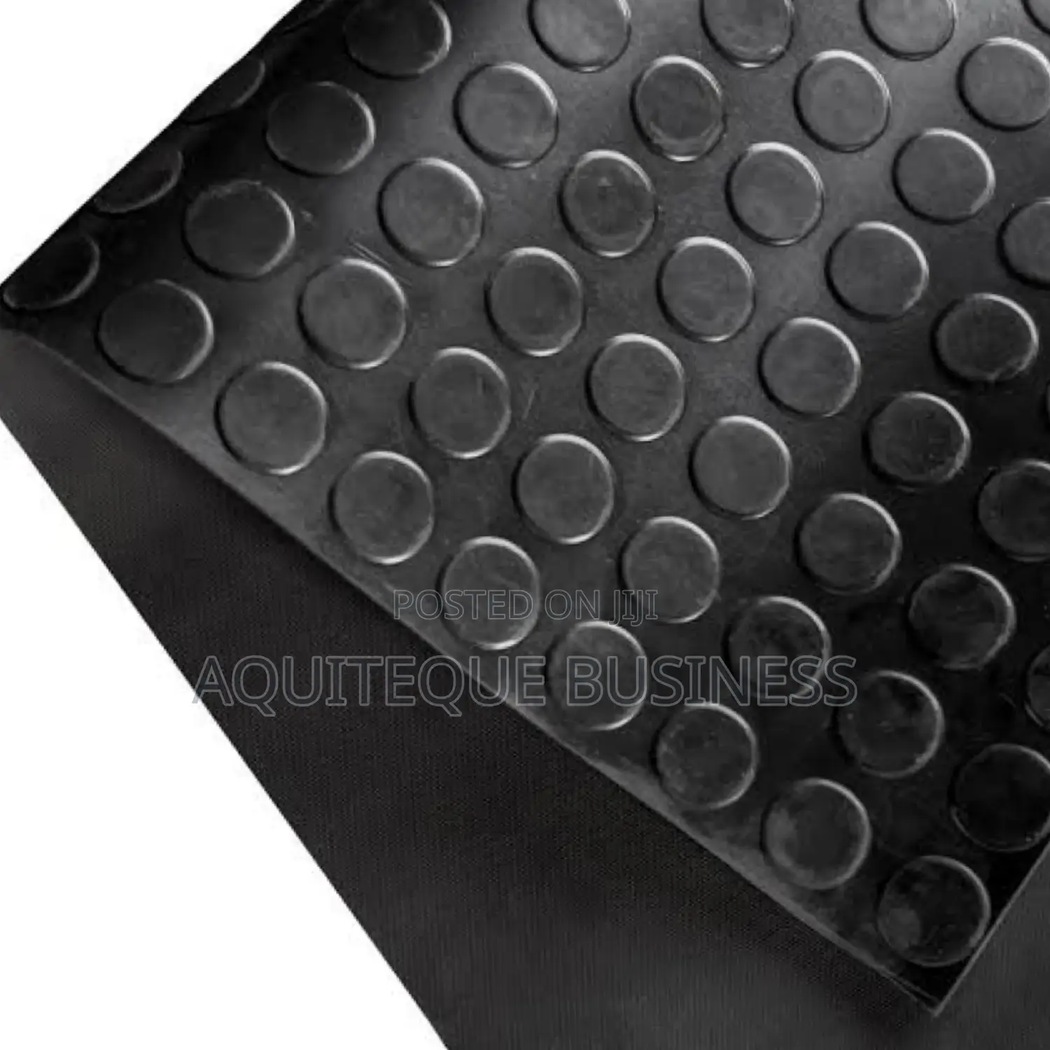 Coin Round Stud Rubber Mat