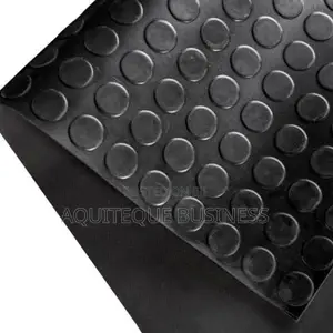 Coin Round Stud Rubber Mat