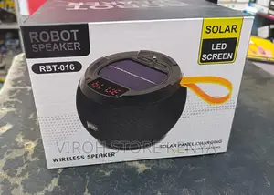 Robot Round BT Speaker Bass Solar RBT-016 Radio