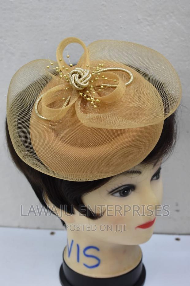 Classy Beige Fascinator - thumbnail 3