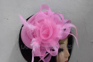 Elegant Baby Pink Fascinator - thumbnail 2
