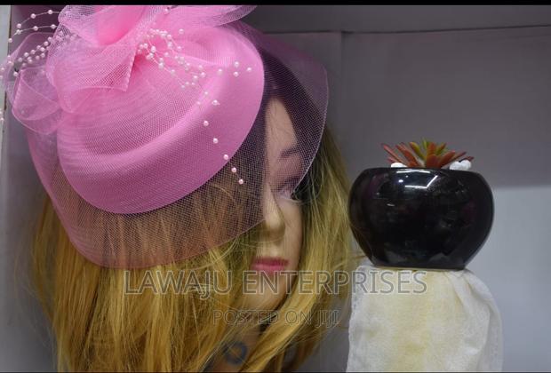 Elegant Baby Pink Fascinator - thumbnail 3