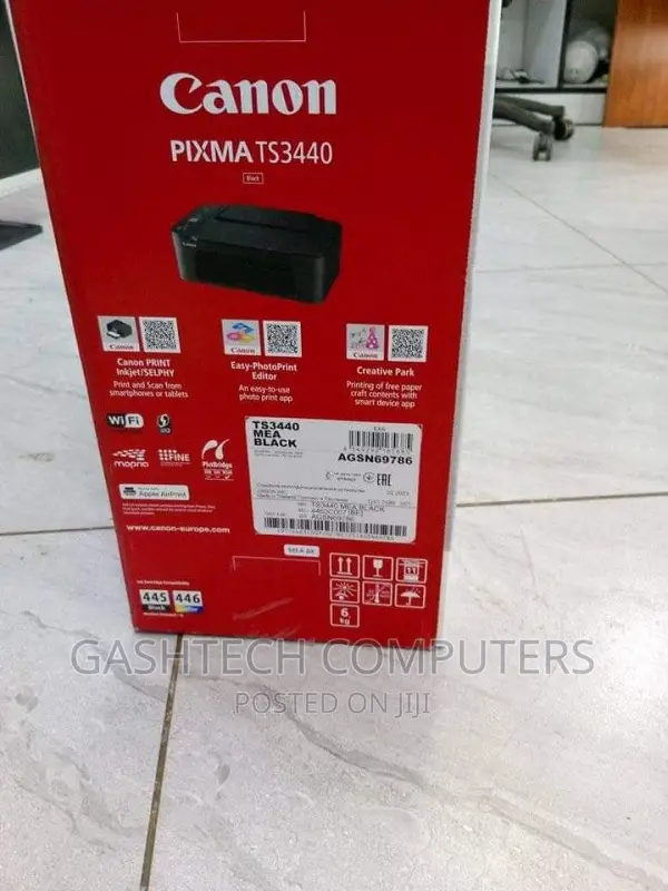 Canon PIXMA TS3440 Wireless All-in-One Inkjet Printer
