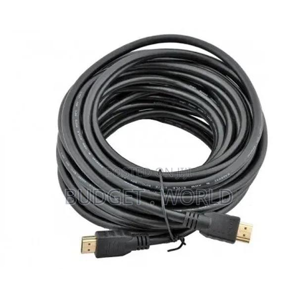 Black HDMI CABLE- 10M, High Speed Transmission