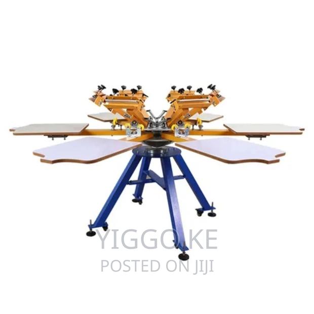 6 Colors 6 Station Screen Printers - thumbnail 2