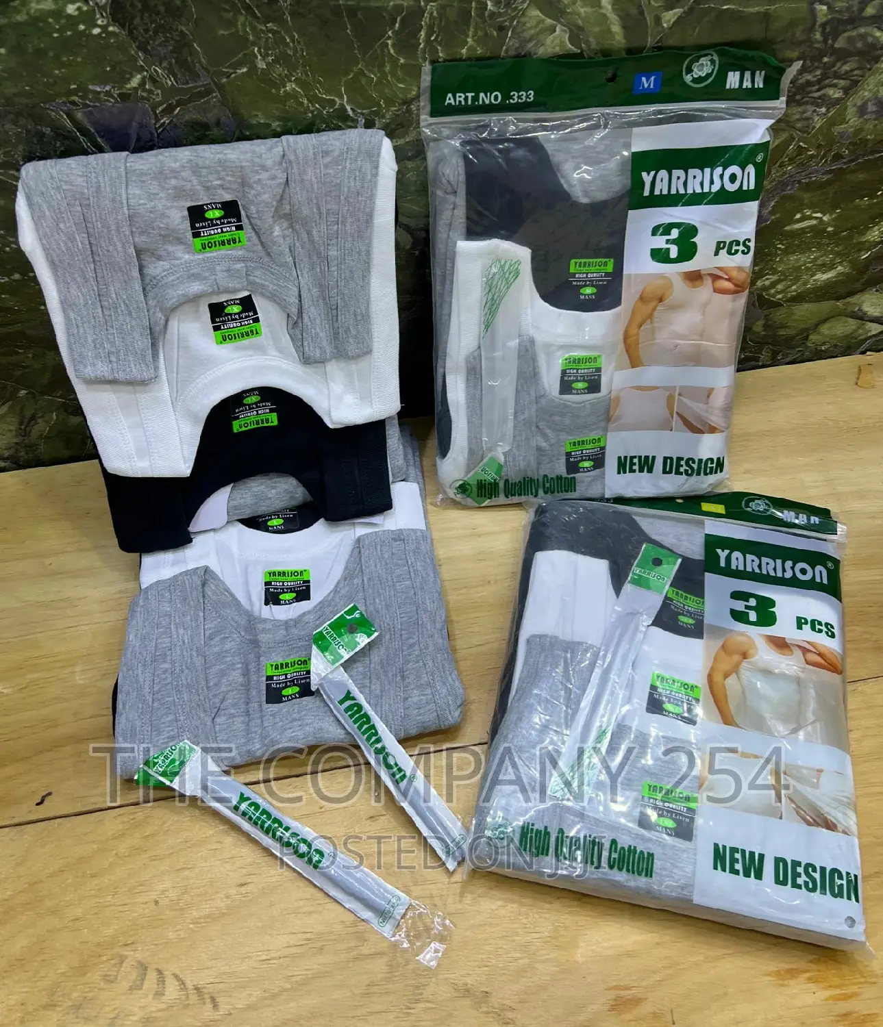 Yarrison 3 PCS New Design Cotton Pack Set
Ksh.1200
