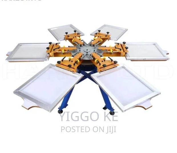 6 Color 6 Stations Screen - Printer - thumbnail 2