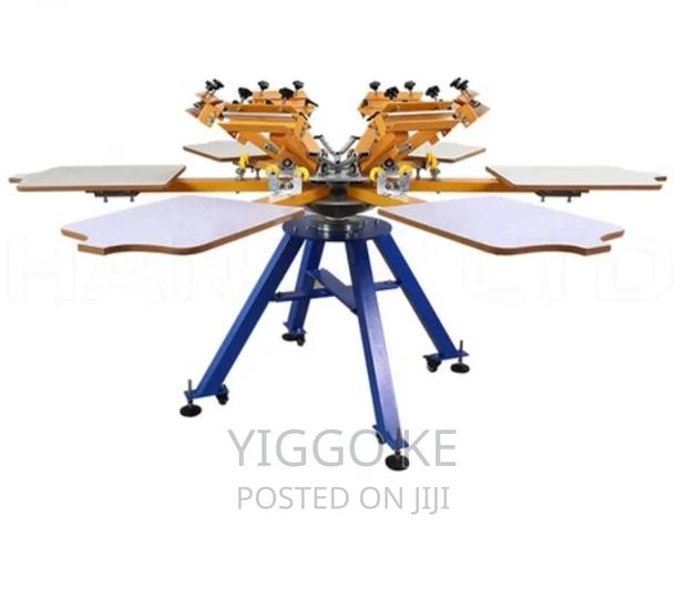 6 Color 6 Stations Screen - Printer - main view