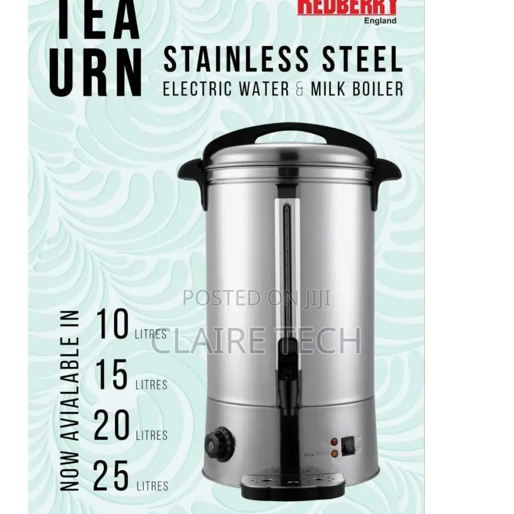 Redberry 10 Litres Premium Range Electric Tea Urn 