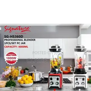Signature Commercial Blender SG-HS360D 