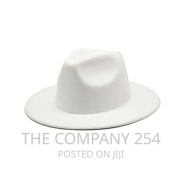 Autumn Winter Womens Felt Hat Fedoras Big Brim Hats . - main view