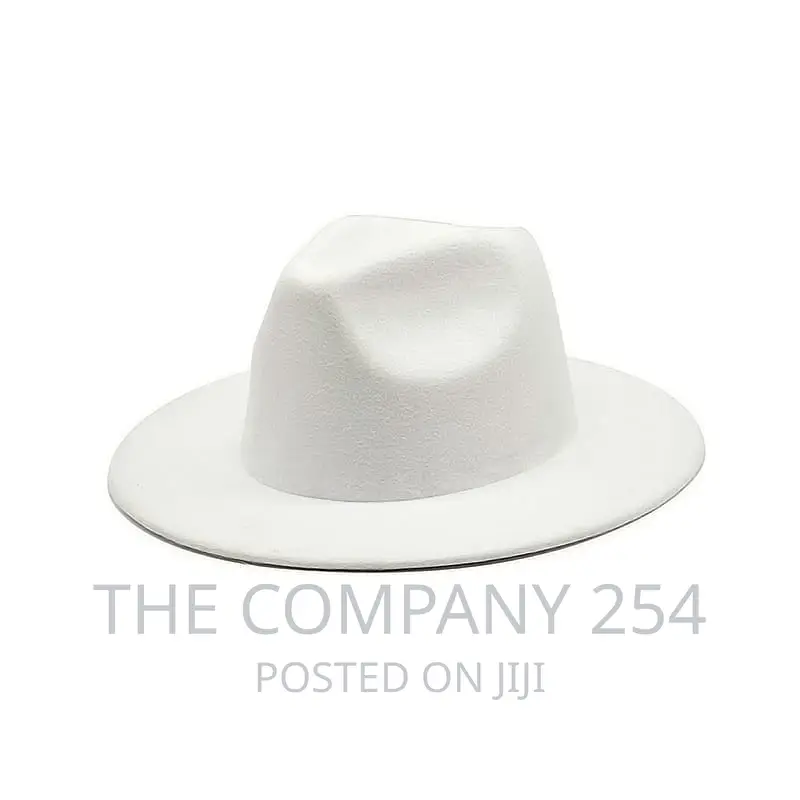 Autumn Winter Womens Felt Hat Fedoras Big Brim Hats .