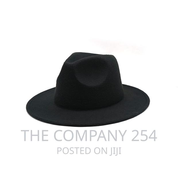 Autumn Winter Womens Felt Hat Fedoras Big Brim Hats . - thumbnail 6