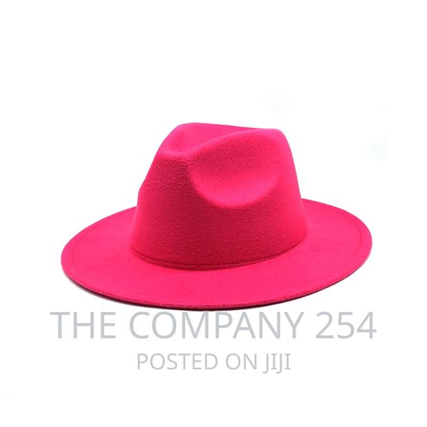 Autumn Winter Womens Felt Hat Fedoras Big Brim Hats . - thumbnail 7