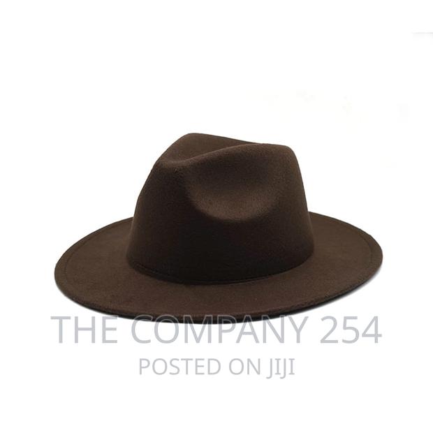 Autumn Winter Womens Felt Hat Fedoras Big Brim Hats . - thumbnail 8