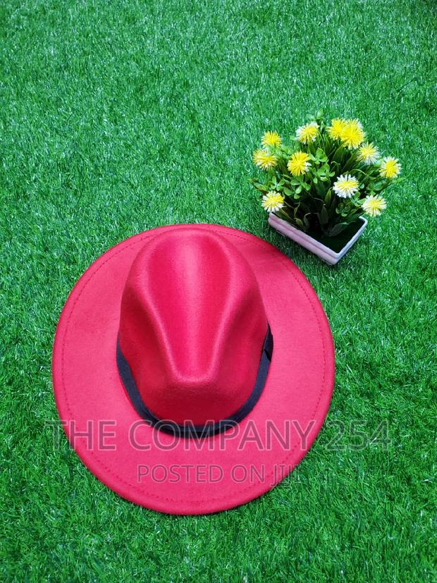 Flat Top Fedoras Hats for Women Solid Caps Bowler Hats - thumbnail 4