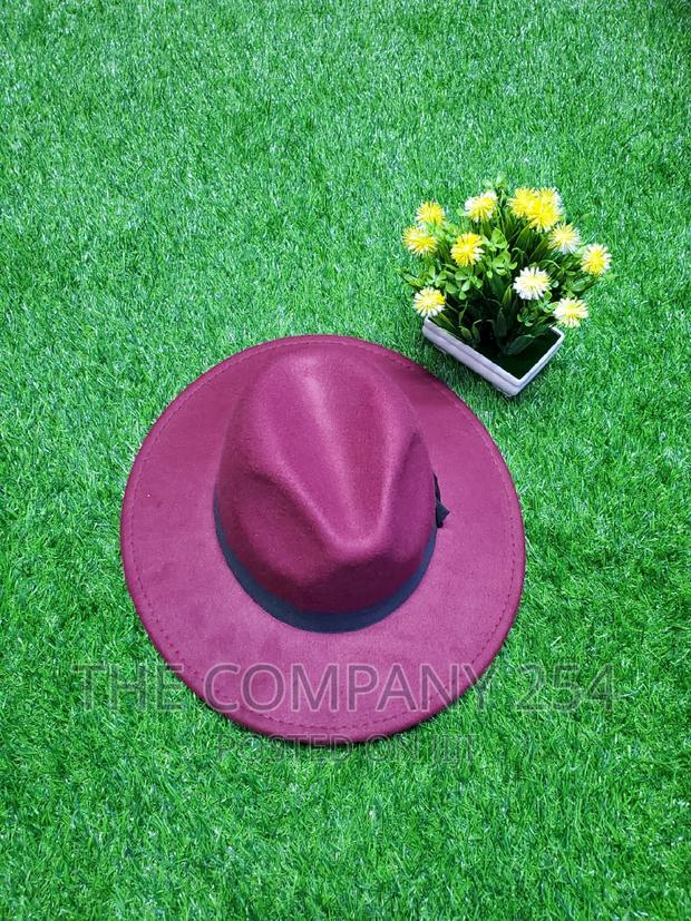 Flat Top Fedoras Hats for Women Solid Caps Bowler Hats - thumbnail 5