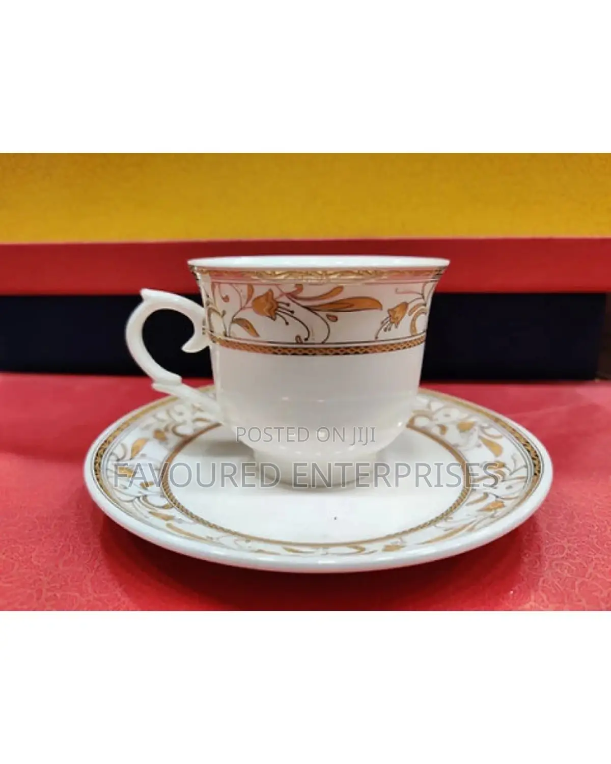 6pcs Irish Mugs and Saucers