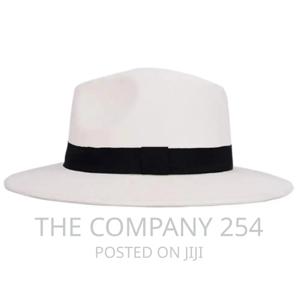 Free Shipping Black Fedora Hat Unisex Wide Brim Jazz Top Hat