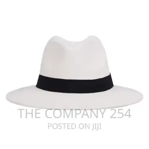 Free Shipping Black Fedora Hat Unisex Wide Brim Jazz Top Hat