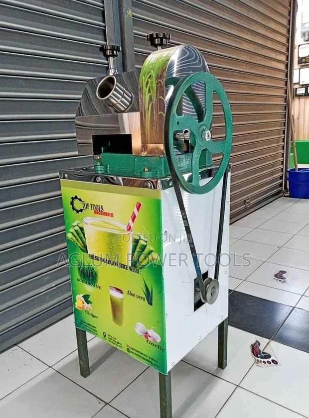 Electric and Manual Sugarcane Extractor Machine - main view