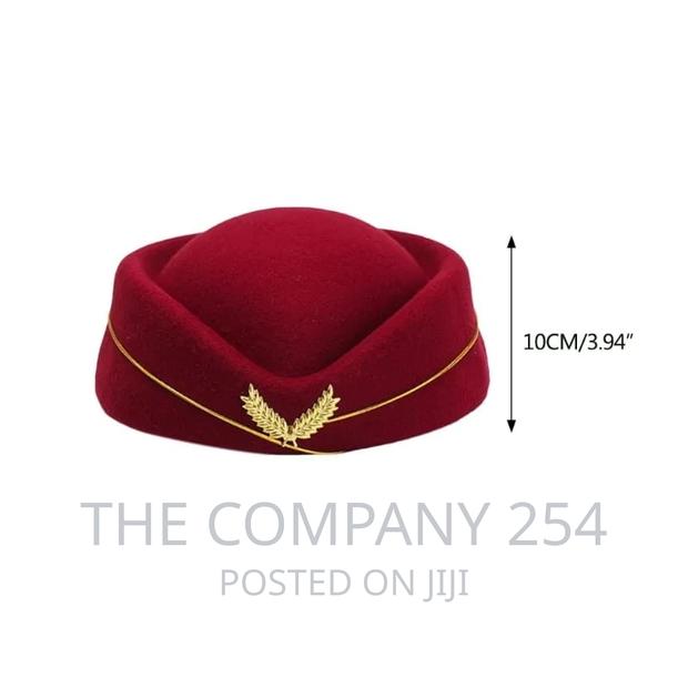 Air Hostesses Hat Stewardess Beret Hat Women Formal . - thumbnail 5
